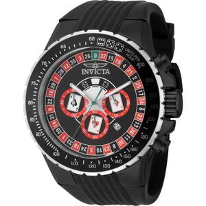Invicta Men's Aviator Black Dial Watch - 49849